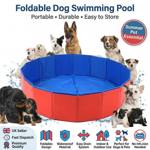 Xxl dog paddling pool foldable - xxl,