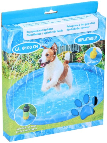 Dog splash pool - pool, sprinkler